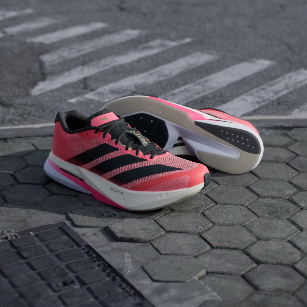 KI3150 adidas Adizero Boston 13 "Solar Turbo/Carbon" (Men's)