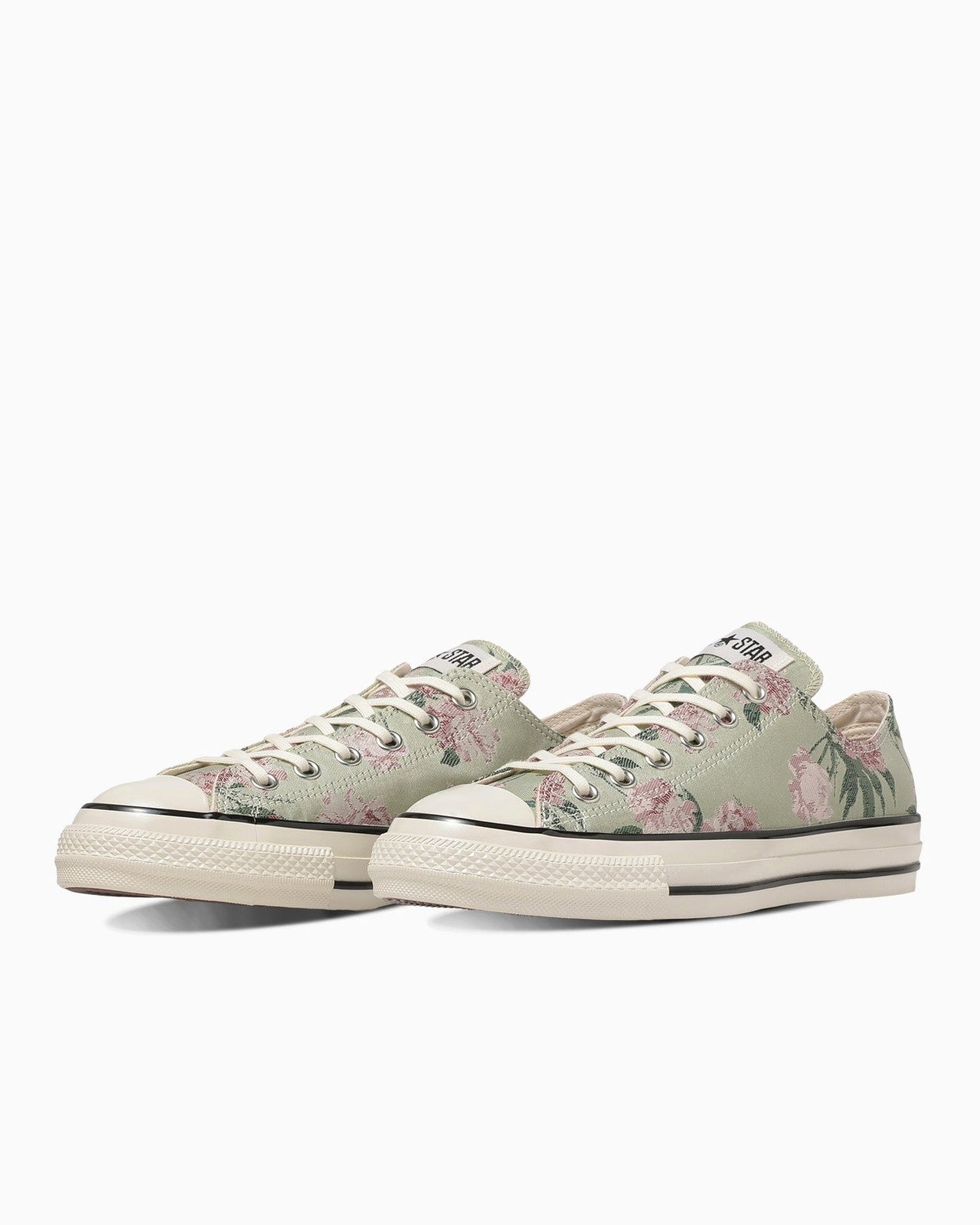 31318091 Converse All Star Aged FJ OX Smoky GreenClassic Pink (Men's)