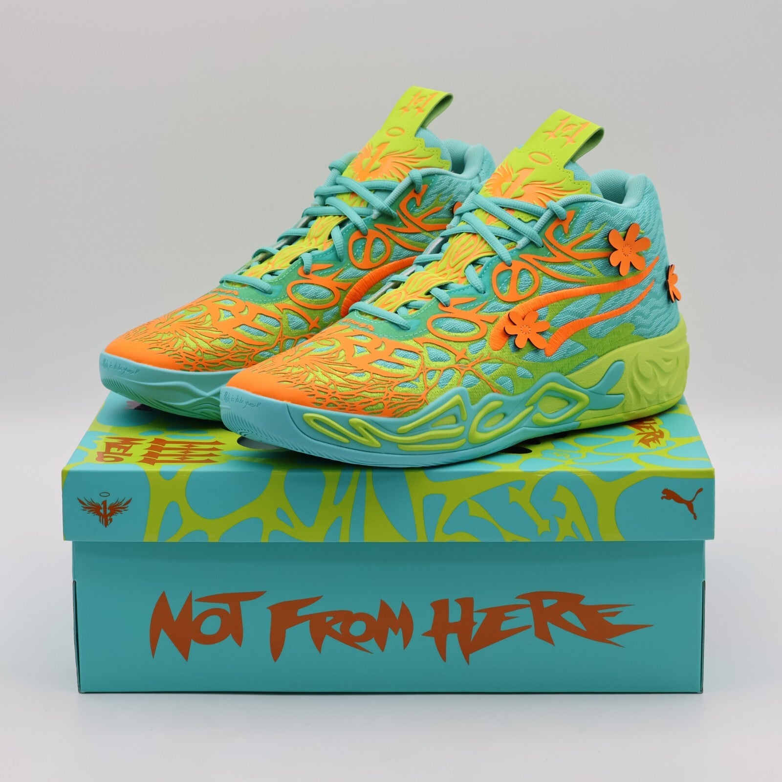 310776-01 Scooby-Doo Ã Puma MB.04 Aquatic Lime SmashHeat Fire (Men's)