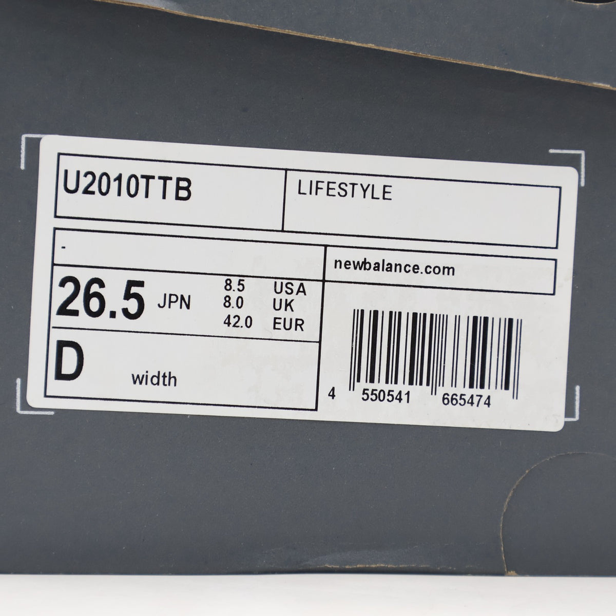 U2010TTB New Balance 2010 Black Brown (Men's)