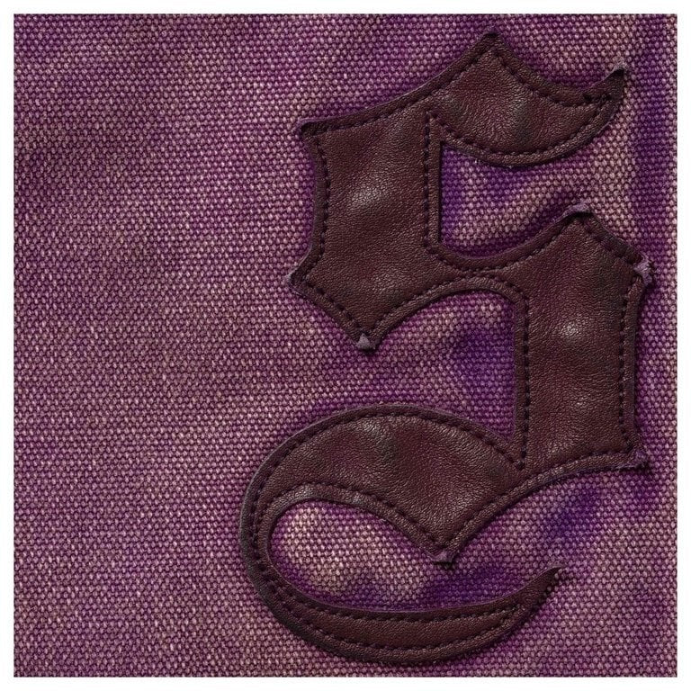 Supreme Leather Applique Double Knee Painter Pant Purple