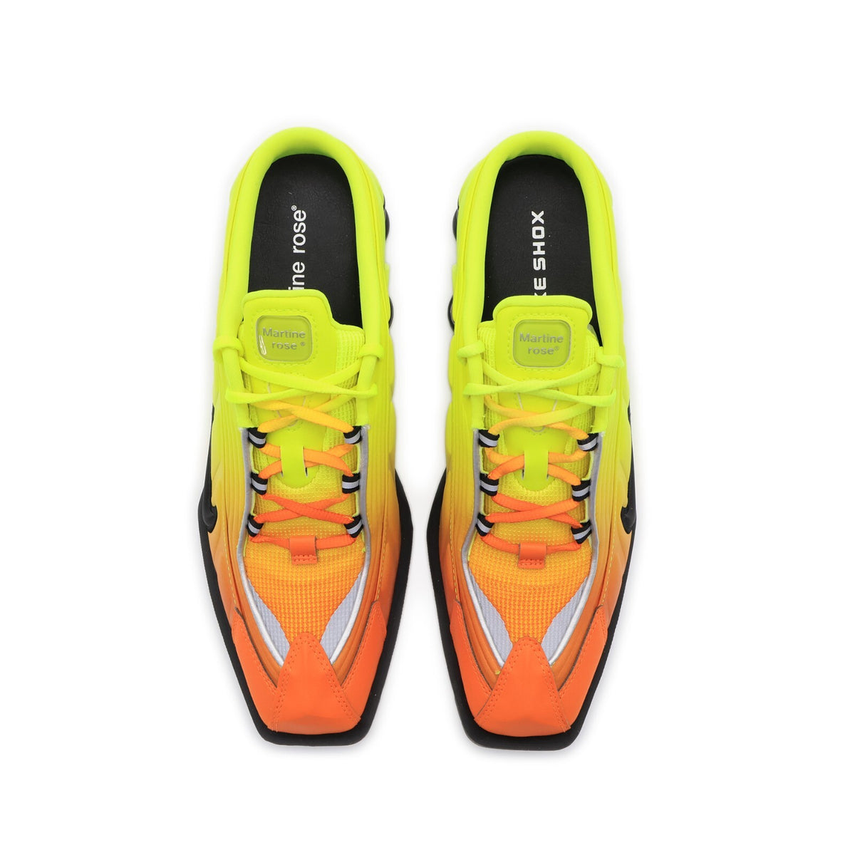 DQ2401-800 Martine Rose Nike Shox MR4 Safety Orange Metallic Silver (Women's)