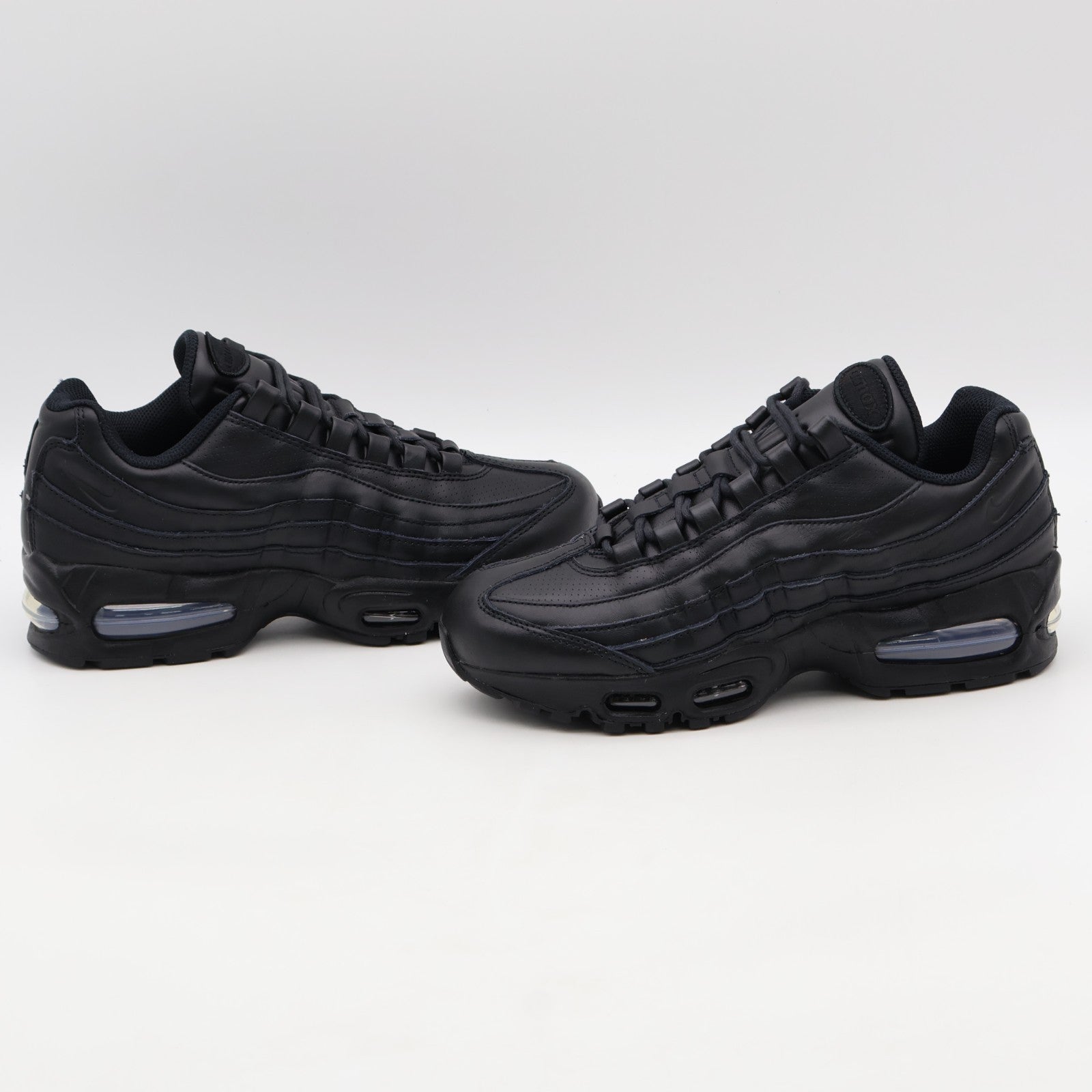 IM0696-001 Nike Air Max 95 Leather Big Bubble QS Triple Black (Men's)
