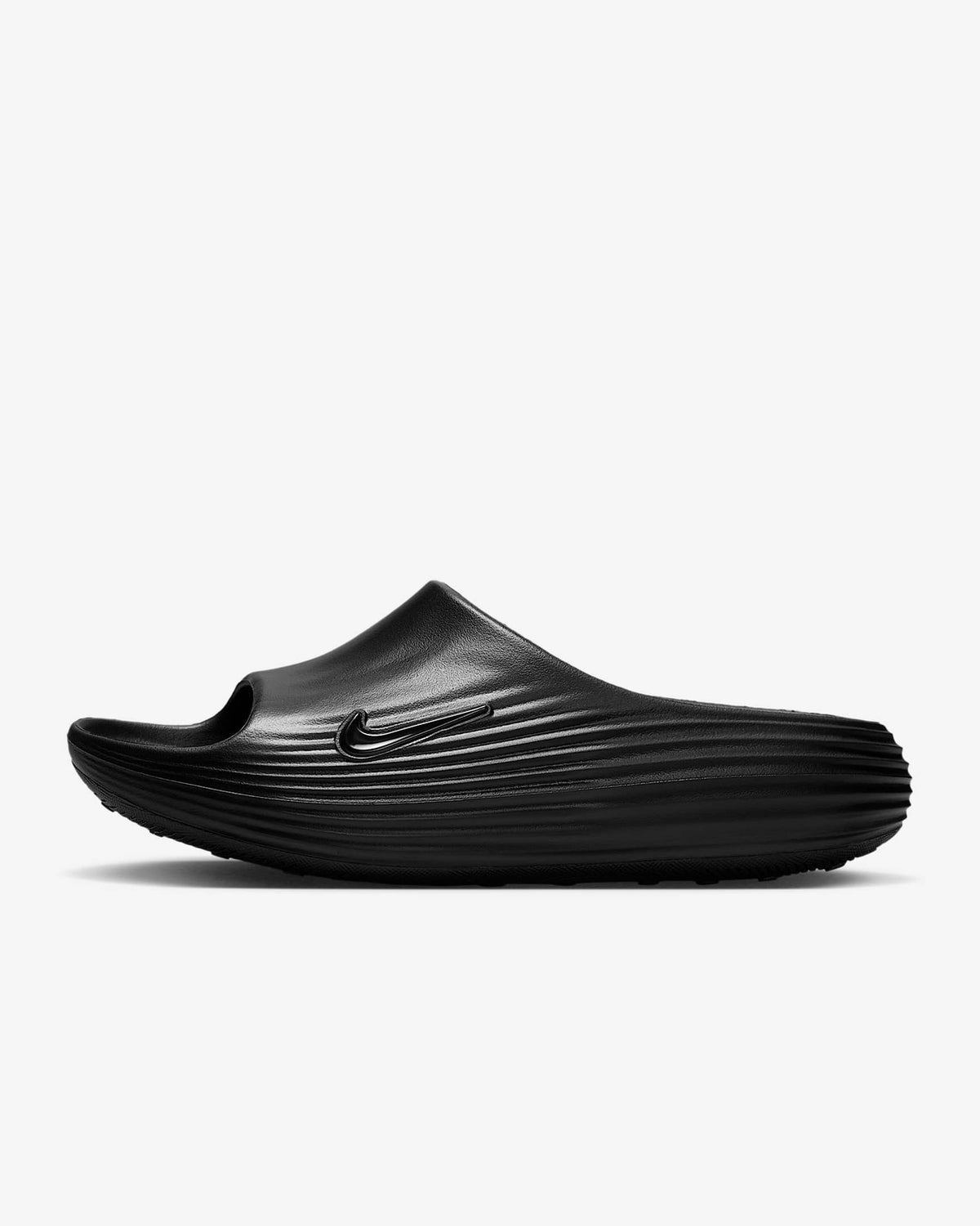 HV4484-001 Nike Women's ReactX Rejuven8 Slide Triple Black (Women's)