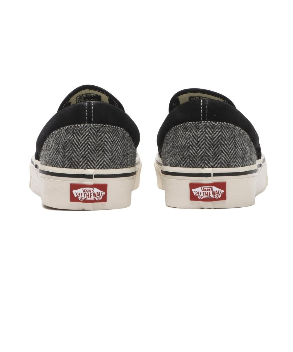 714556-0001 Vans Slip-On "Black" (V98CF TWEED) (Men's)