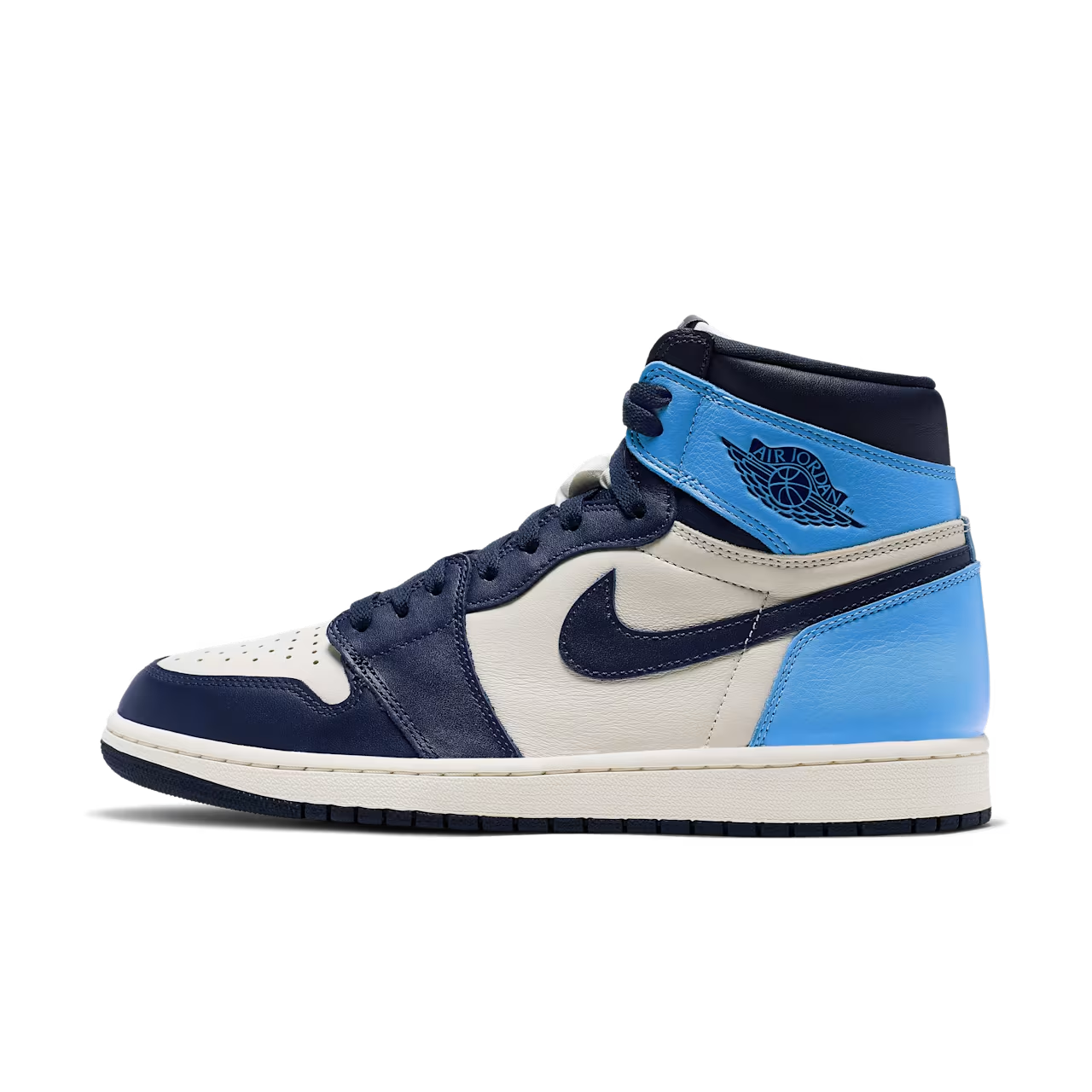 555088-140 Nike Air Jordan 1 Retro High OG "Obsidian/University Blue" (Men's)
