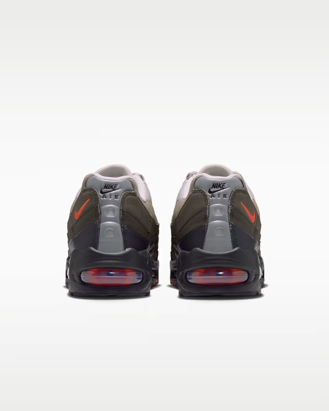 IQ7128-003 Nike Air Max 95 Big Bubble "Dark Loden/Safety Orange" (Men's)