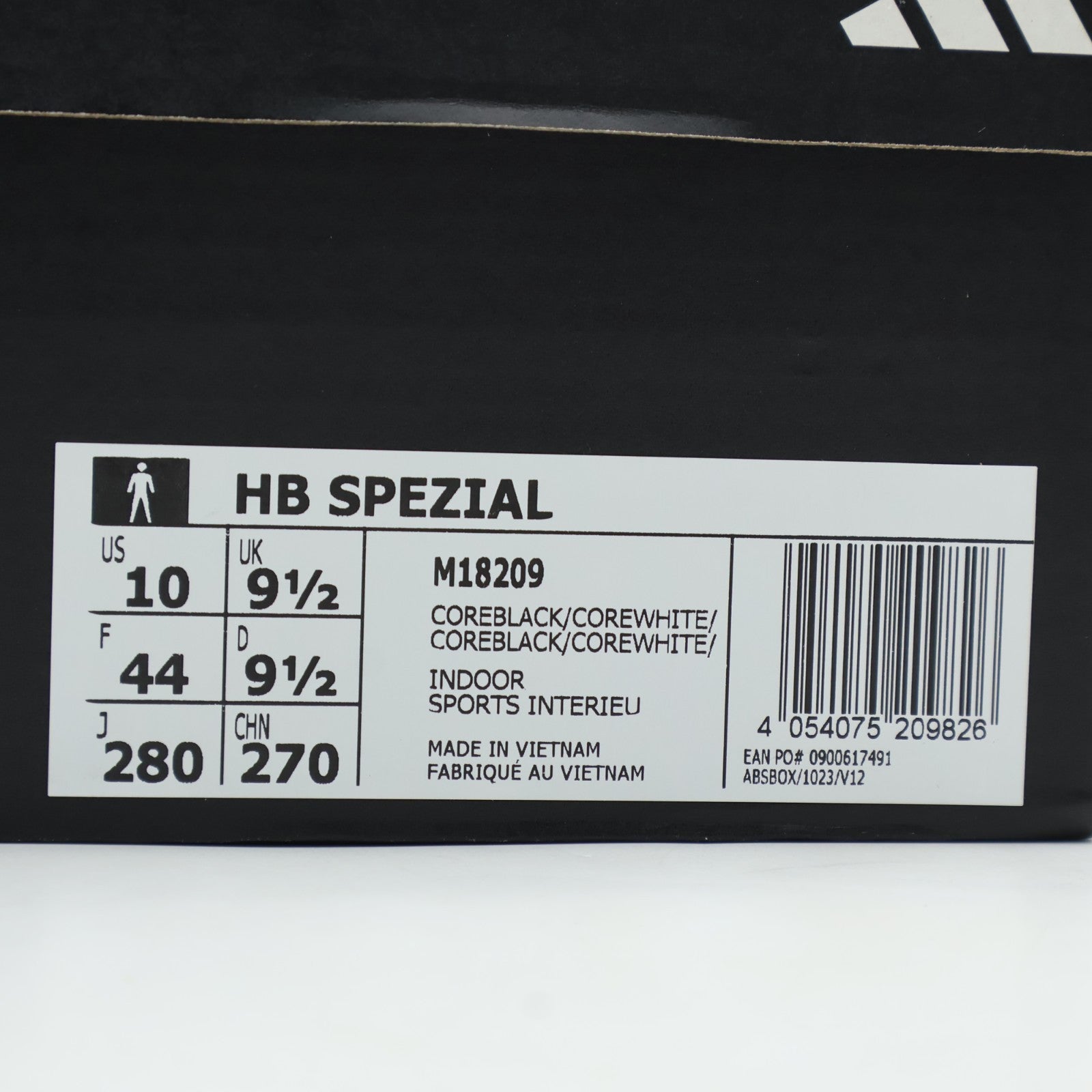 M18209 adidas Handball Spezial Core Black Core White (Men's)