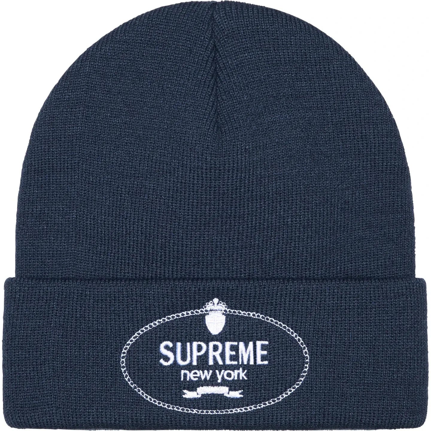 Supreme Crest Beanie Navy