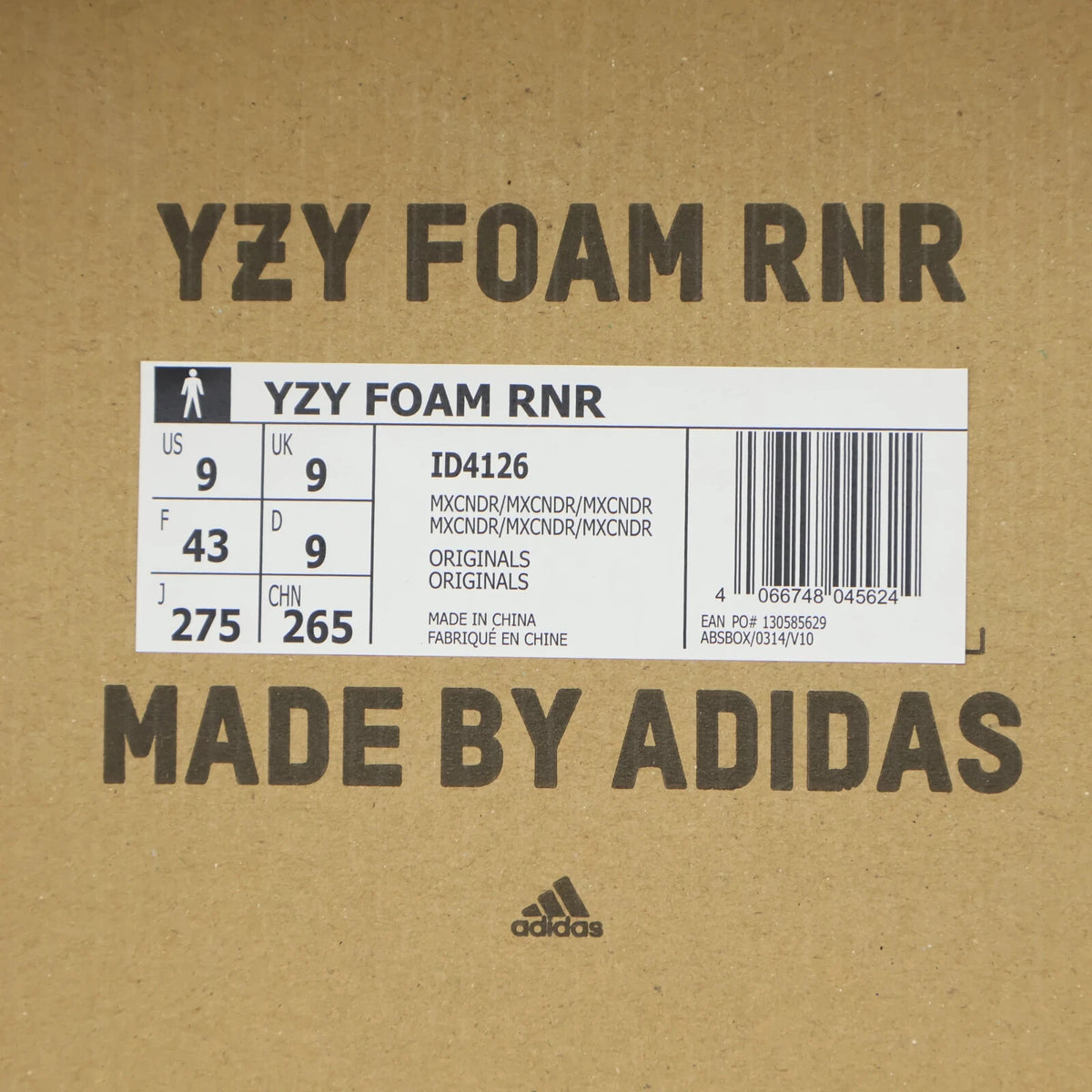 ID4126 adidas Yeezy Foam Runner MX Cinder (Men's)