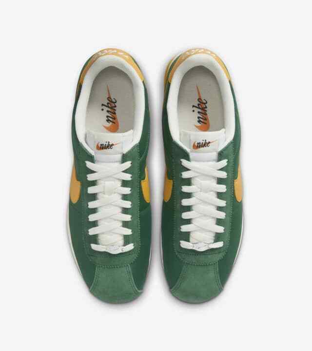 HF1435-300 Nike Cortez TXT Oregon Gorge Green and Yellow Ochre (Men's)