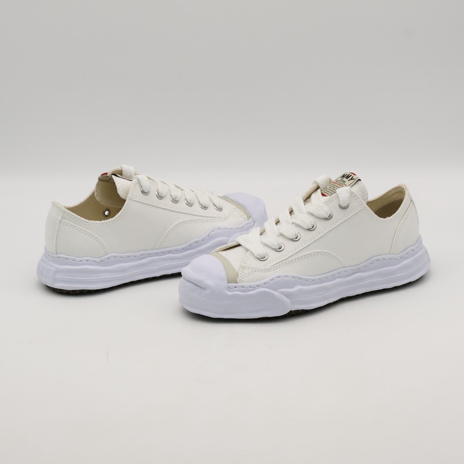 A05FW702-white Maison MIHARA YASUHIRO HANK Original Sole Canvas Low Cut (Men's)