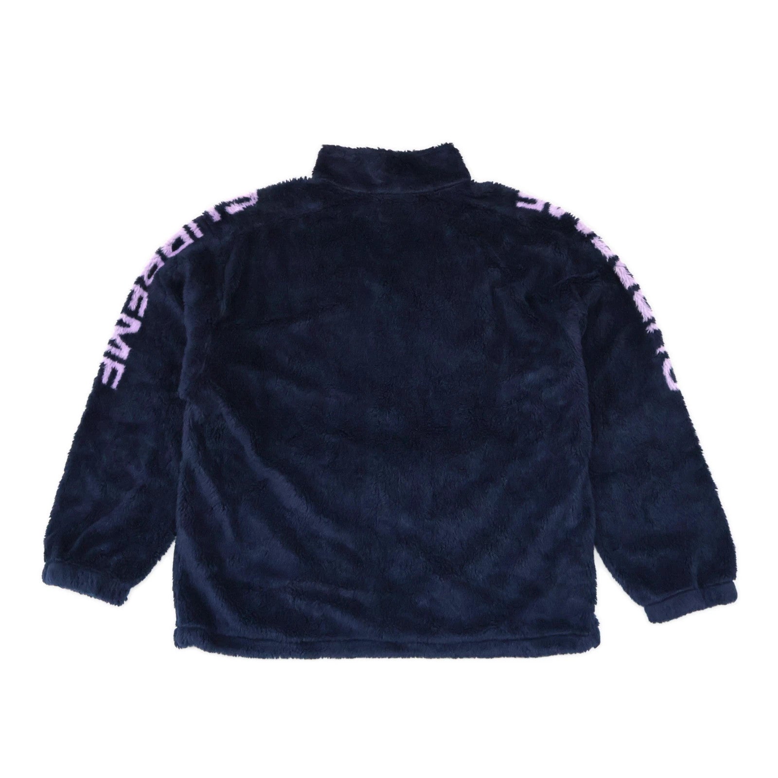 Supreme Shoulder Logo Fleece Jacket Navy