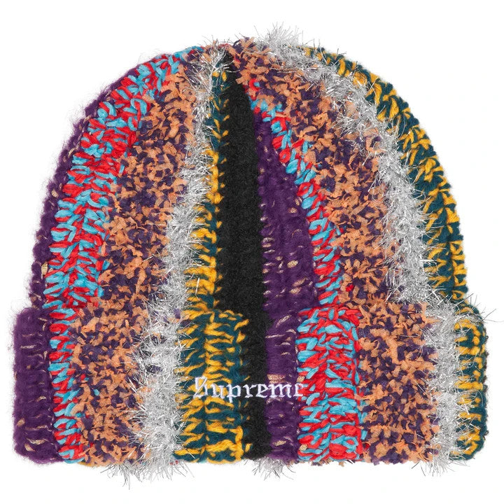 Supreme Tinsel Stripe Beanie Multi