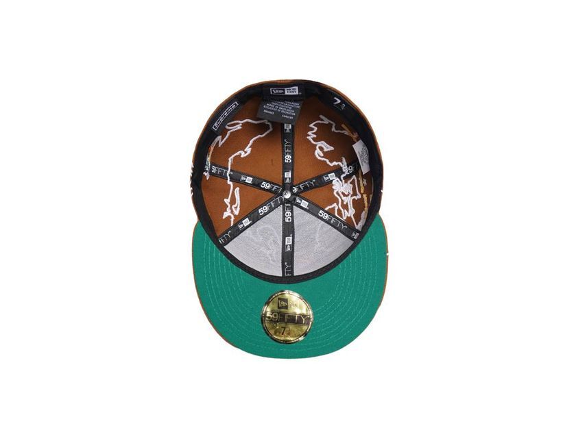 Supreme Worldwide Box Logo New Era Brown