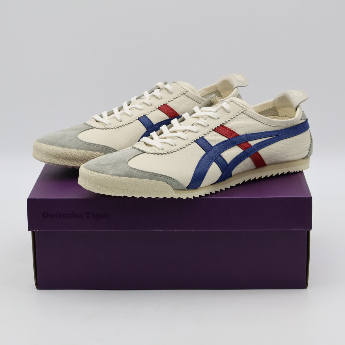 1181A435-100 Onitsuka Tiger NIPPON MADE Mexico 66 Deluxe White Blue (Men's)
