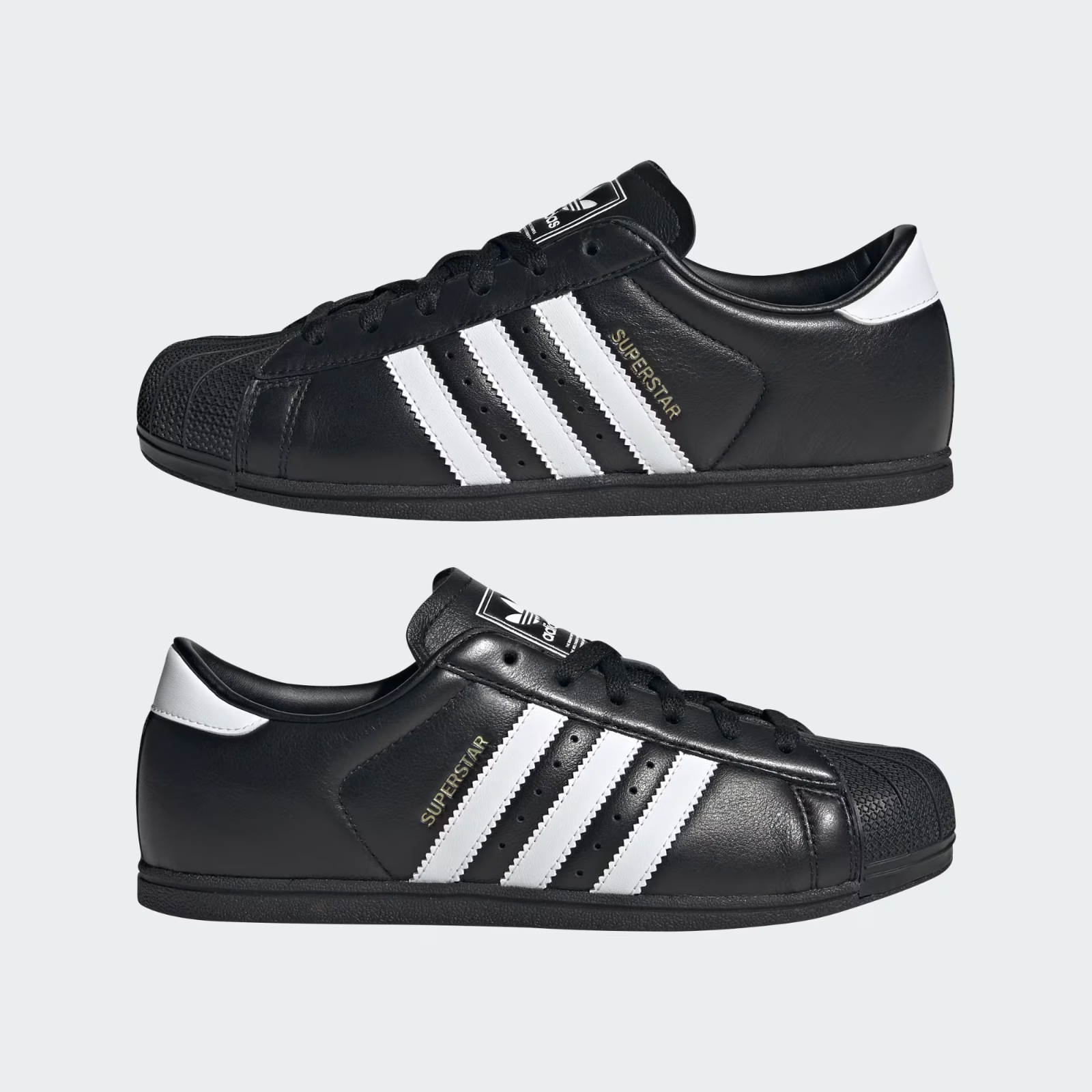 KI6824 adidas Superstar Lo Pro Core Black Cloud White (Women's)