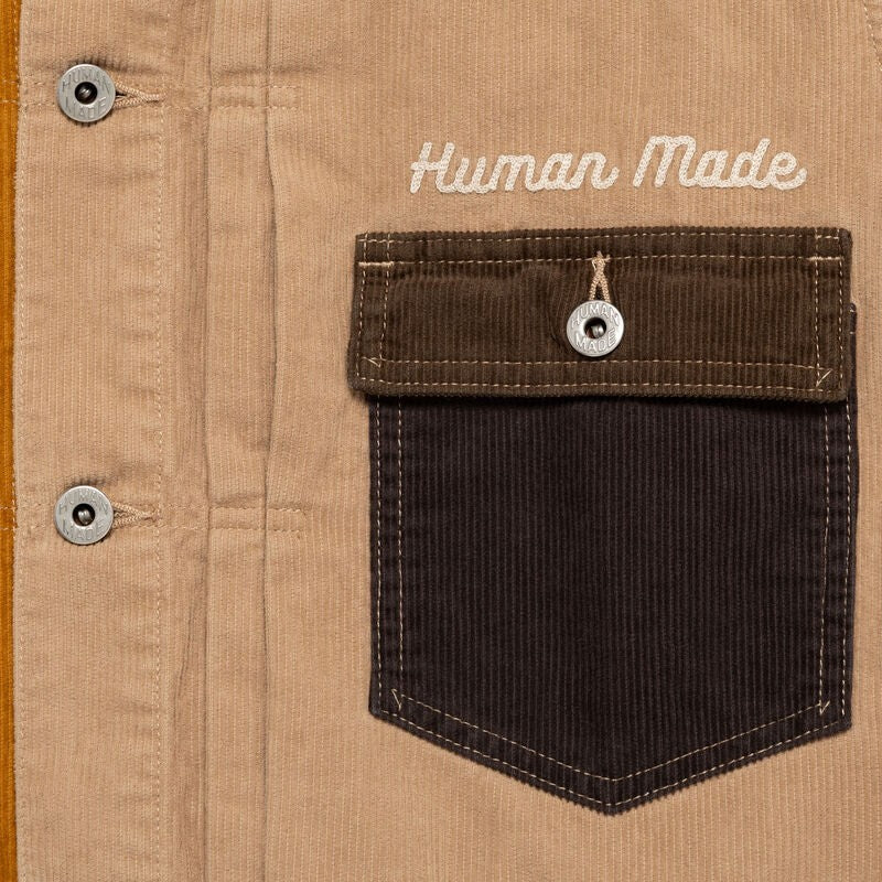 HUMAN MADE Corduroy Work Jacket Olivedrab
