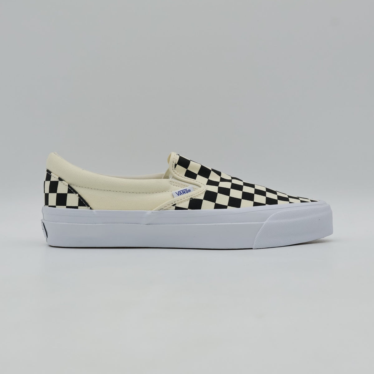 VN000CSE2BO Vans Slip-On Reissue 98 Checkerboard Black Off White (Men's)