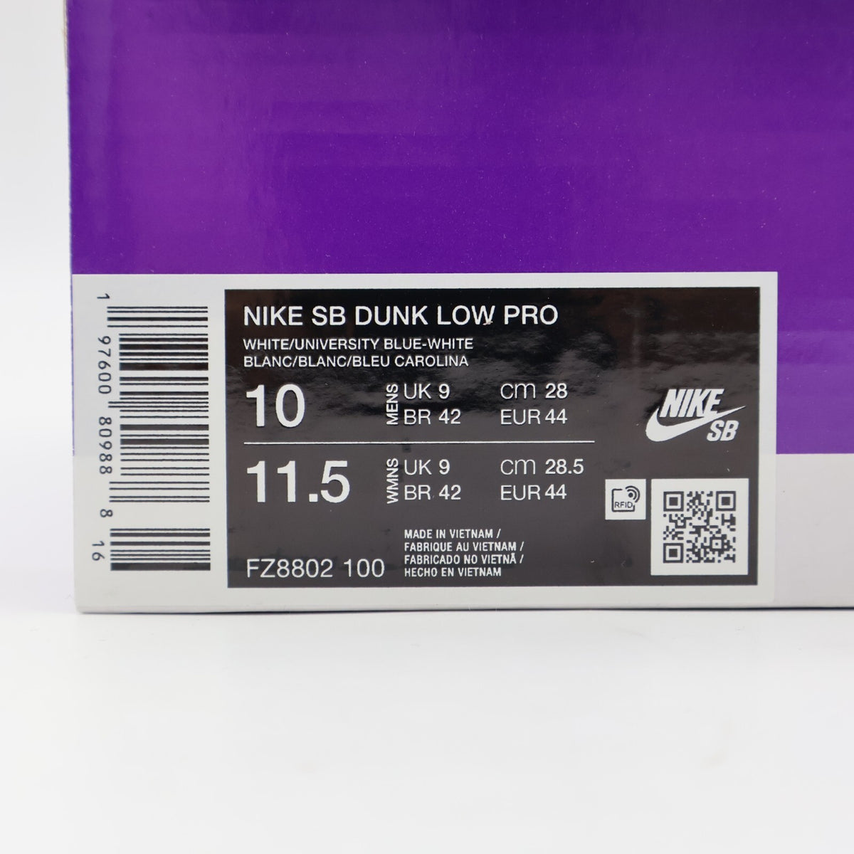 FZ8802-100 Nicole Hause Nike SB Dunk Low Pro Victory of The People (Men's)