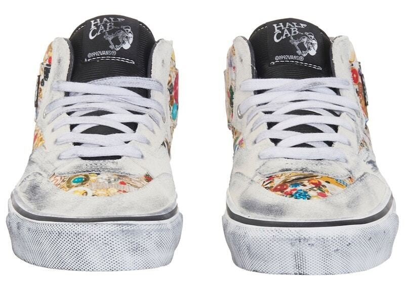 VN00112HNTR Supreme Ã Mike Kelley Ã Vans Half Cab "White" (26SS Week8)