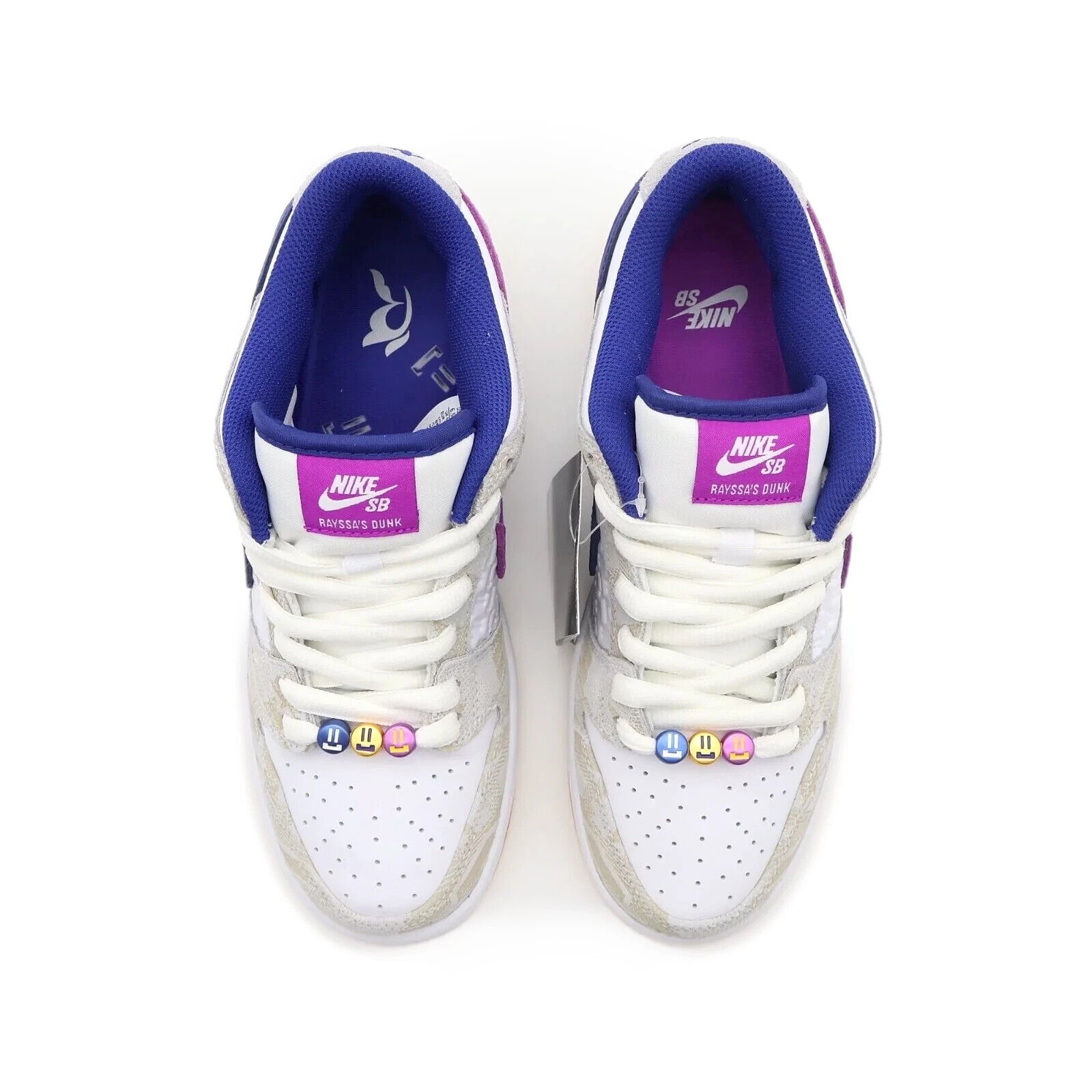 FZ5251-001 Rayssa Leal Nike SB Dunk Low PRM Pure Platinum Vivid Purple (Men's)
