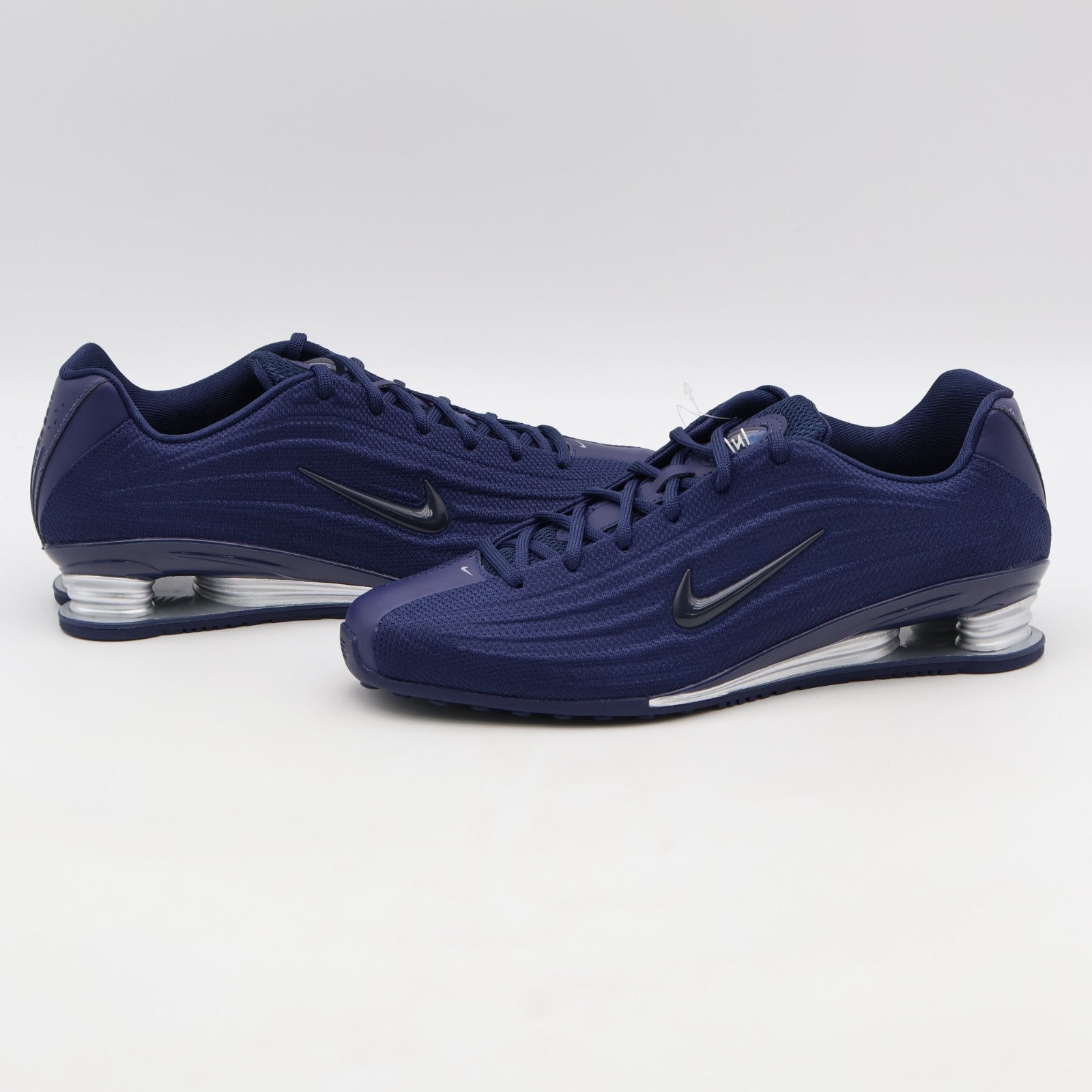HQ7540-401 Nike Shox Z Midnight Navy Metallic Silver (Women's)