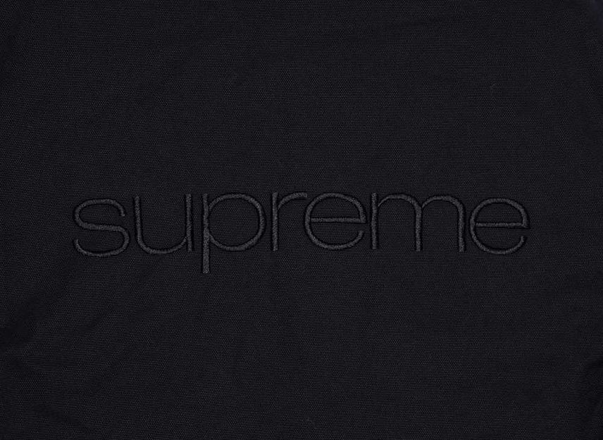 Supreme Faux Shearling Lined Bomber Jacket Black