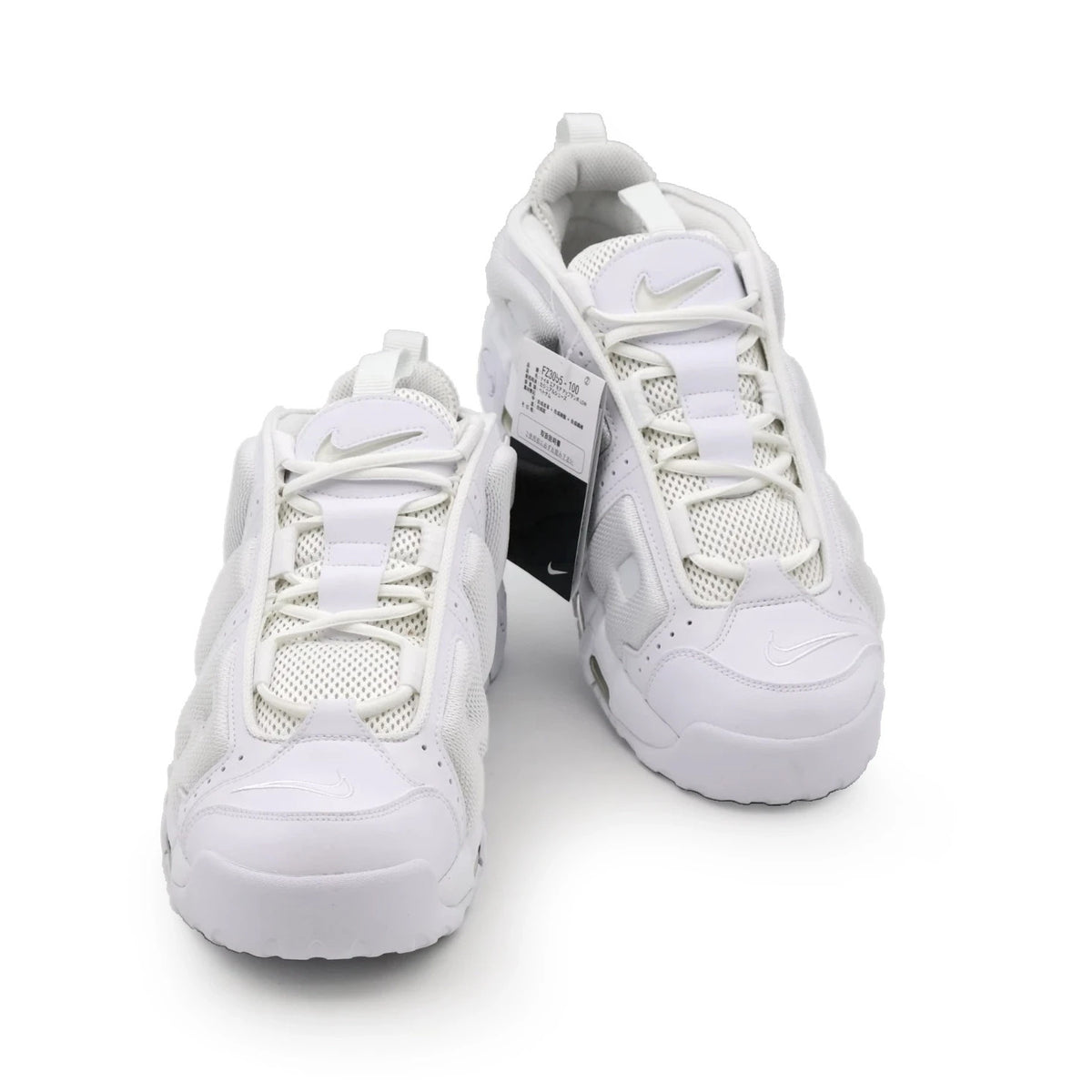 FZ3055-100 Nike Air More Uptempo Low Triple White (Men's)