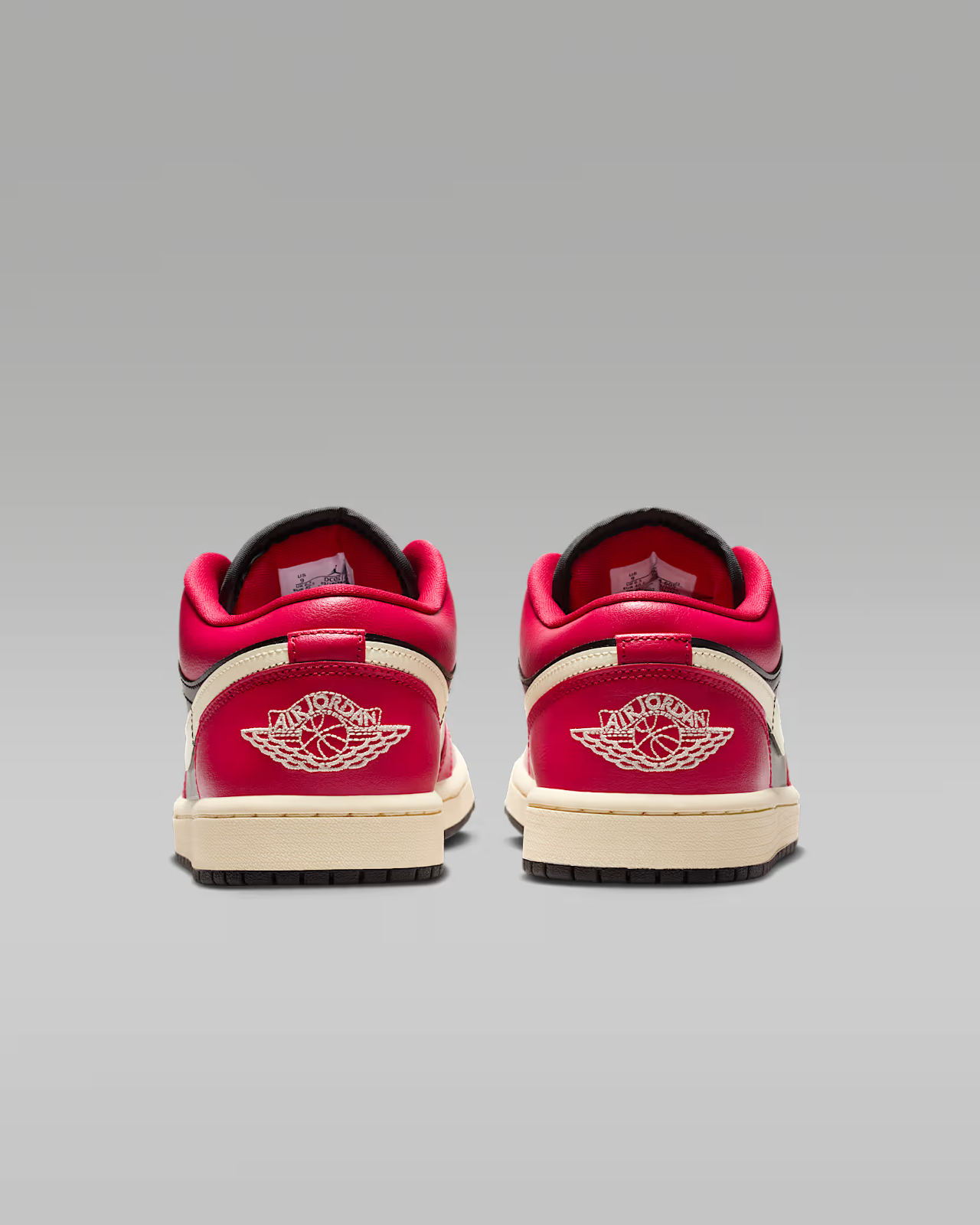 DC0774-605 Air Jordan 1 Low Mystic Hibiscus Black Coconut Milk (Women's)