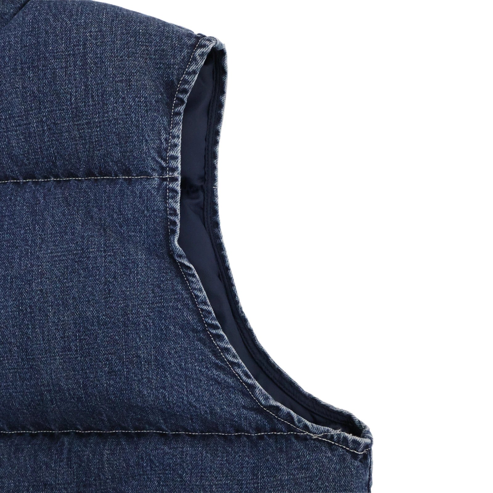 Supreme Nike Denim Puffer Vest Indigo