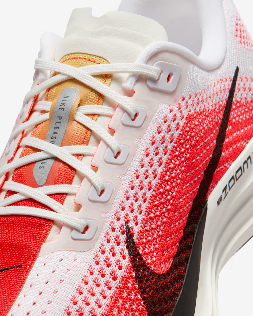 FQ7262-103 Nike Pegasus Plus White Bright Crimson Topaz Gold Black (Men's)
