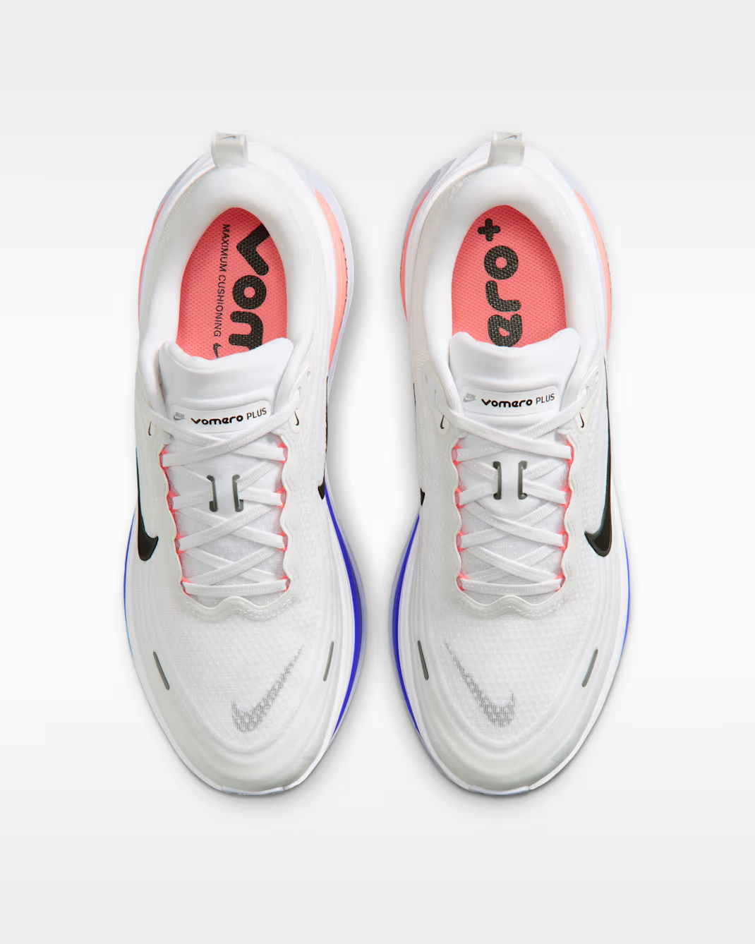 HV8150-108 Nike Vomero Plus "White/Atomic Pink/Racer Blue" (Men's)