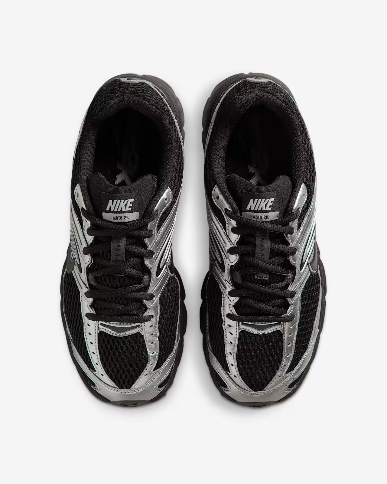 HQ2056-007 Nike Air Max Moto 2K Black Metallic Silver (Women's)