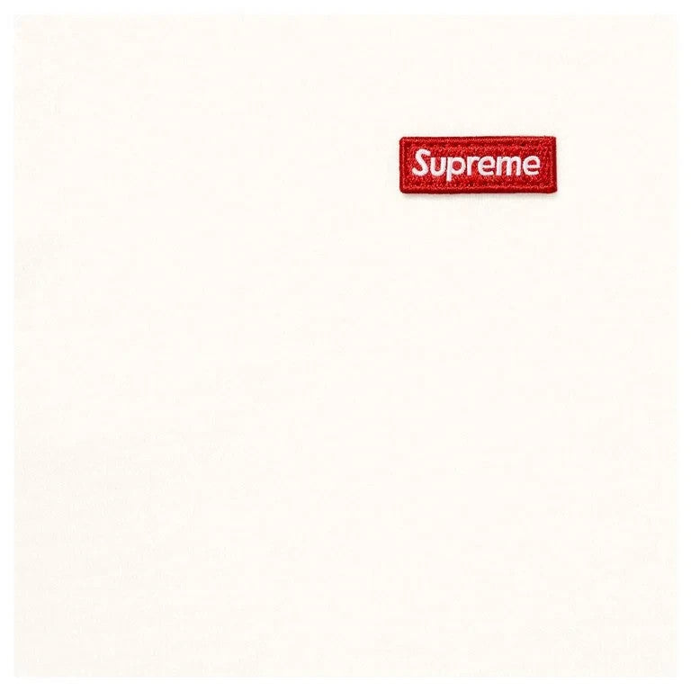 Supreme Small Box Half Zip Pullover (26SS) White