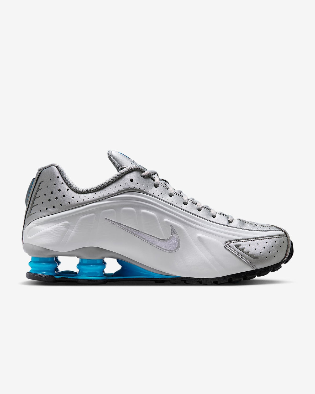 HQ1988-005 Nike Shox TL Metallic Silver White Blue Lagoon Blue Lagoon (Women's)