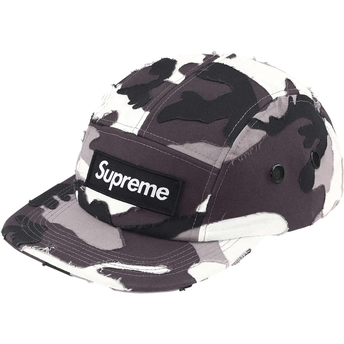 Supreme Layered Camo Camp Cap Snow Camo