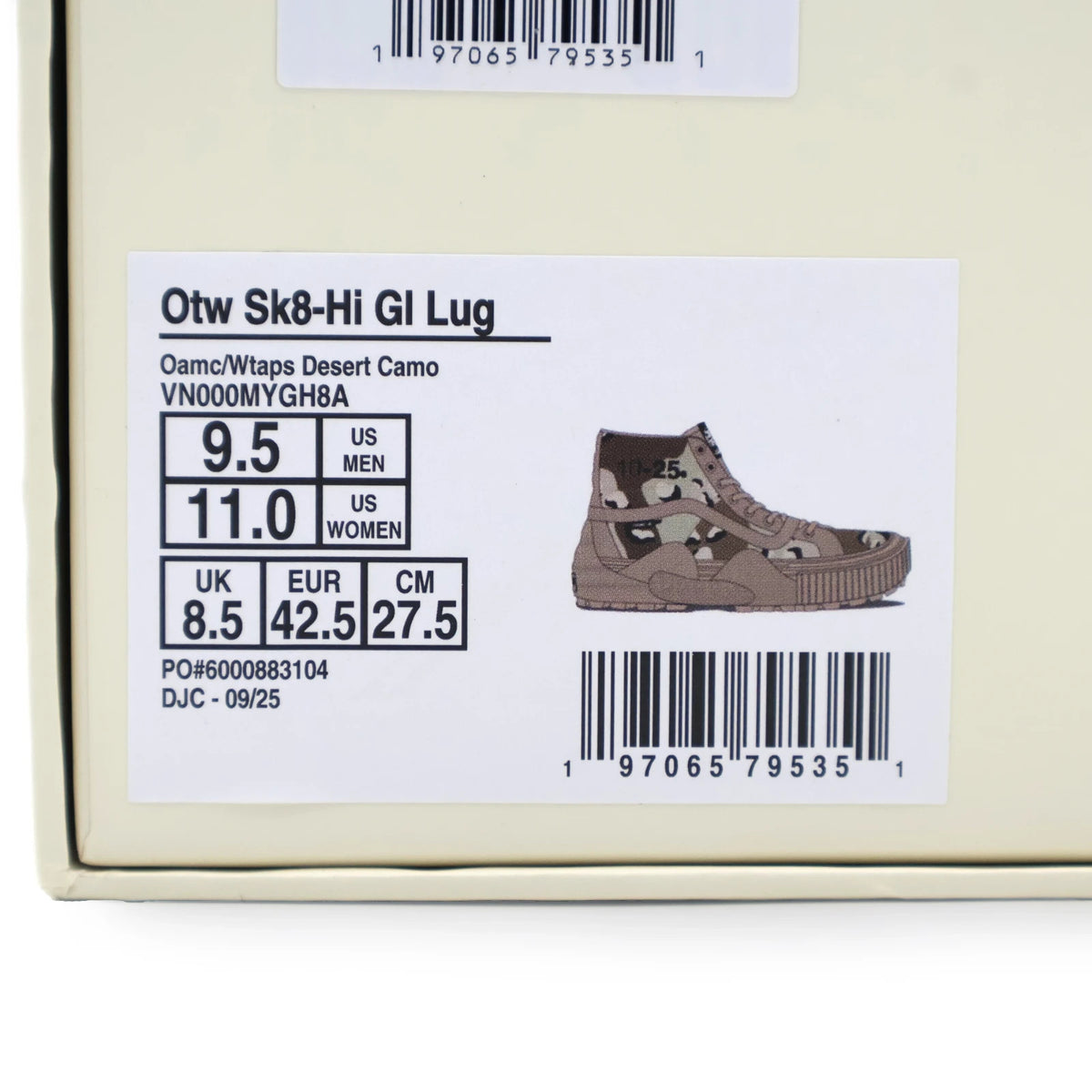VN000MYGH8A WTAPS OAMC OTW by Vans Sk8-Hi GL Lug Desert Camo (Men's)