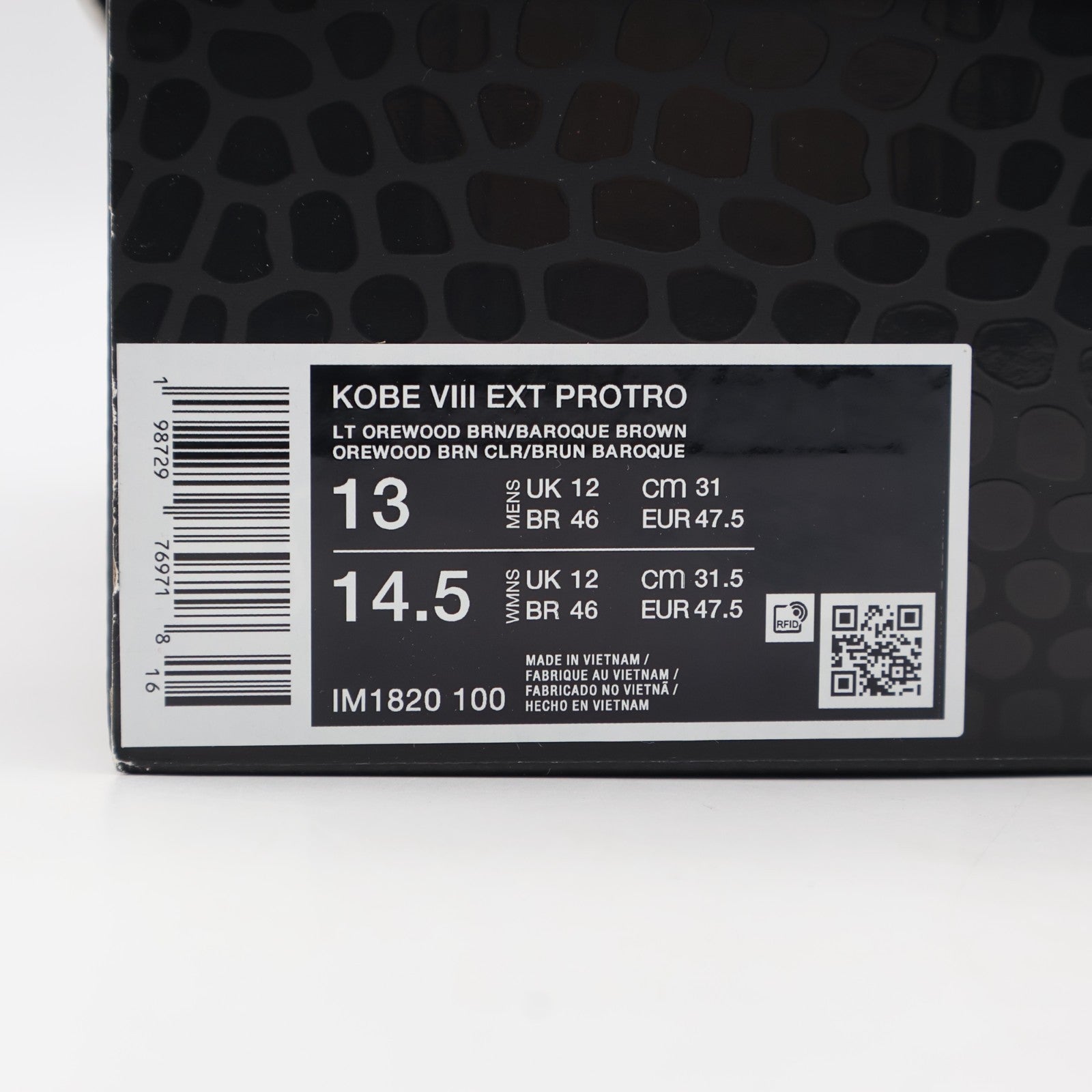 IM1820-100 Nike Kobe 8 Protro Siempre Mio (Men's)