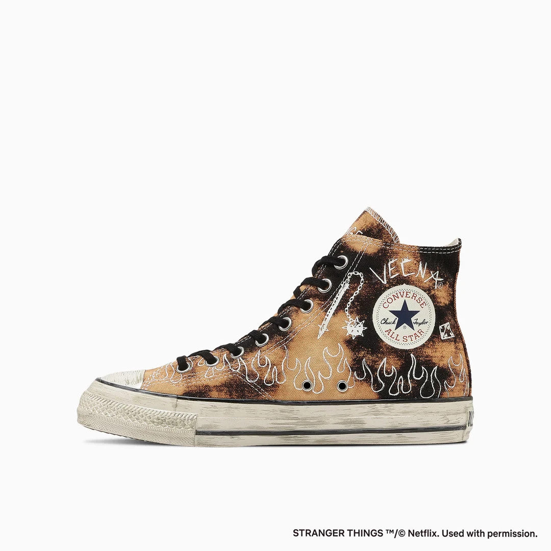 31317090 Stranger Things 5 Converse All Star Aged 87 HC Hi Bleached Black (Men's
