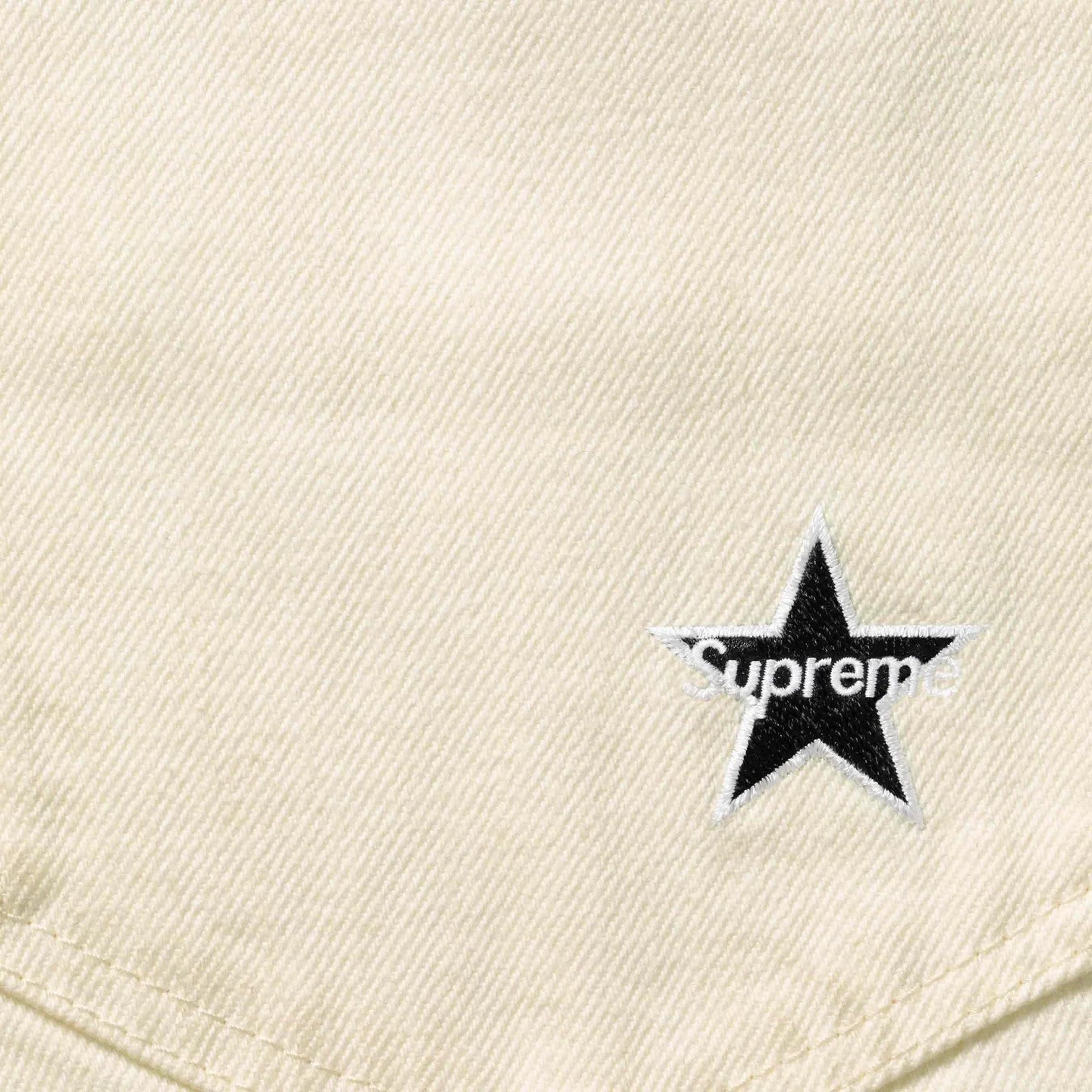 Supreme Distressed Loose Fit Selvedge Jean (26SS) Washed White