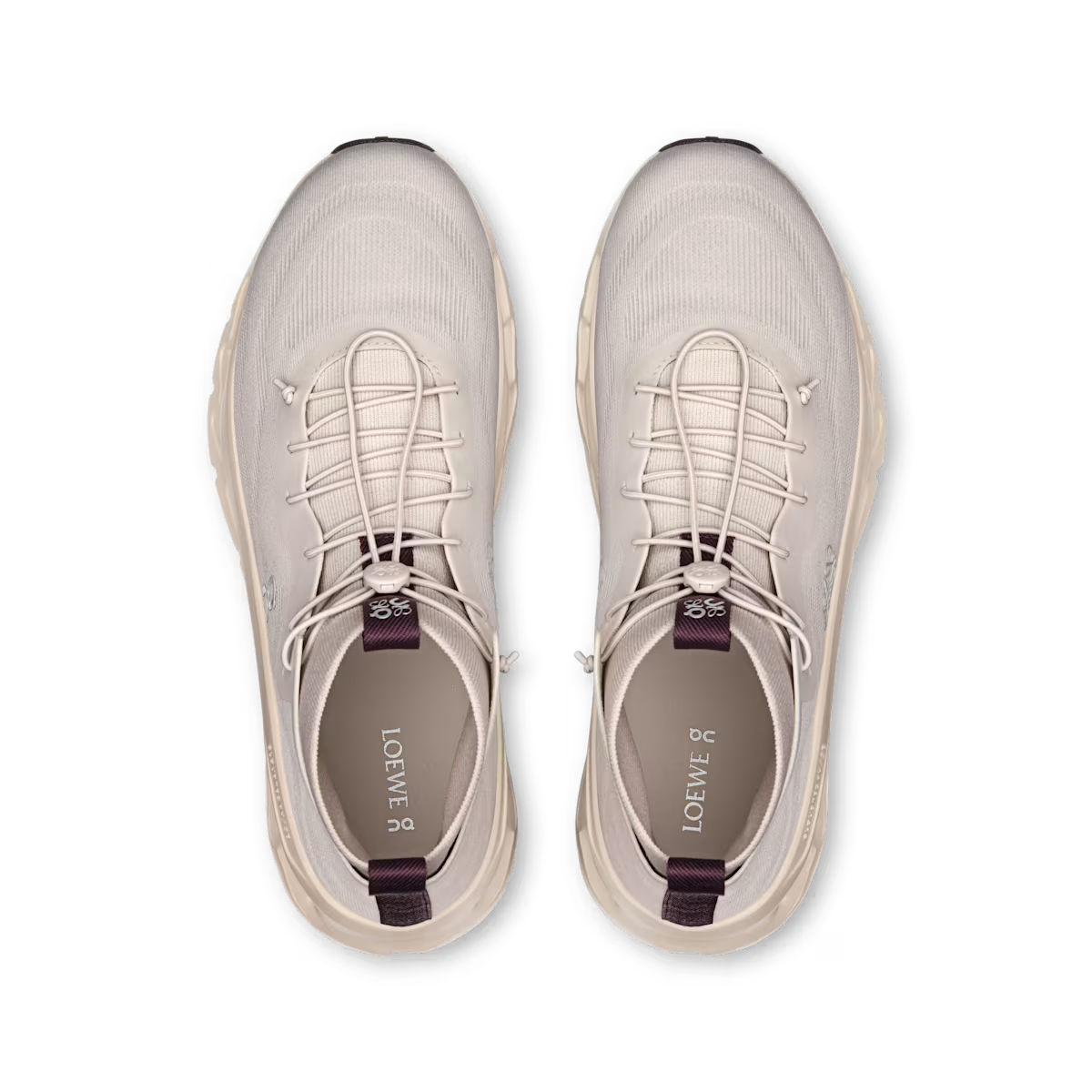 3MG10835484 LOEWE Ã On Cloudtilt Hi "Sand/Oatmeal/Plum"