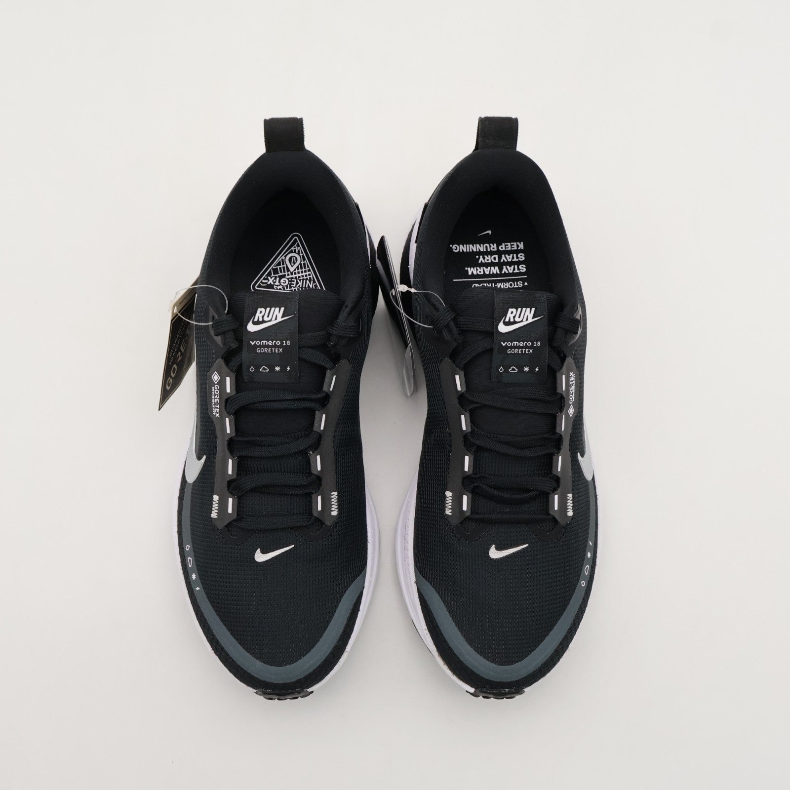 HQ7002-002 Nike Vomero 18 GORE-TEX Black Anthracite White (Women's)