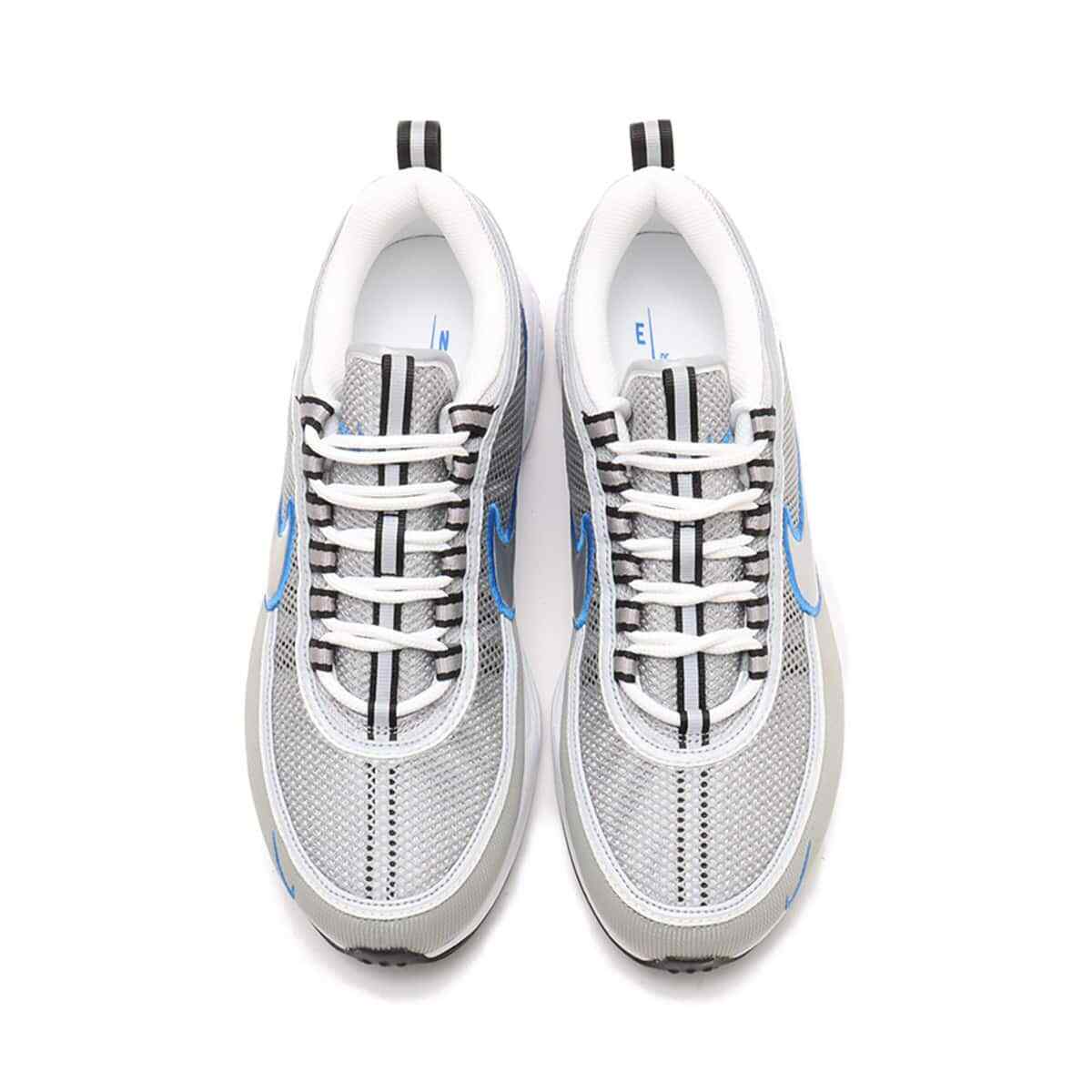 HF9117-003 Nike Air Zoom Spiridon Metallic Silver and Signal Blue (Men's)