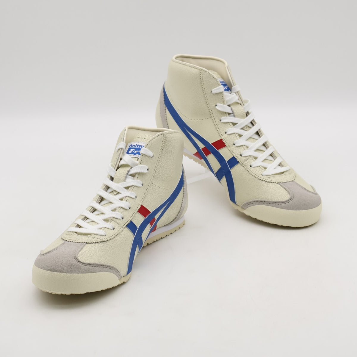 1183B577-102 Onitsuka Tiger Mexico Mid Runner White Blue (Men's)