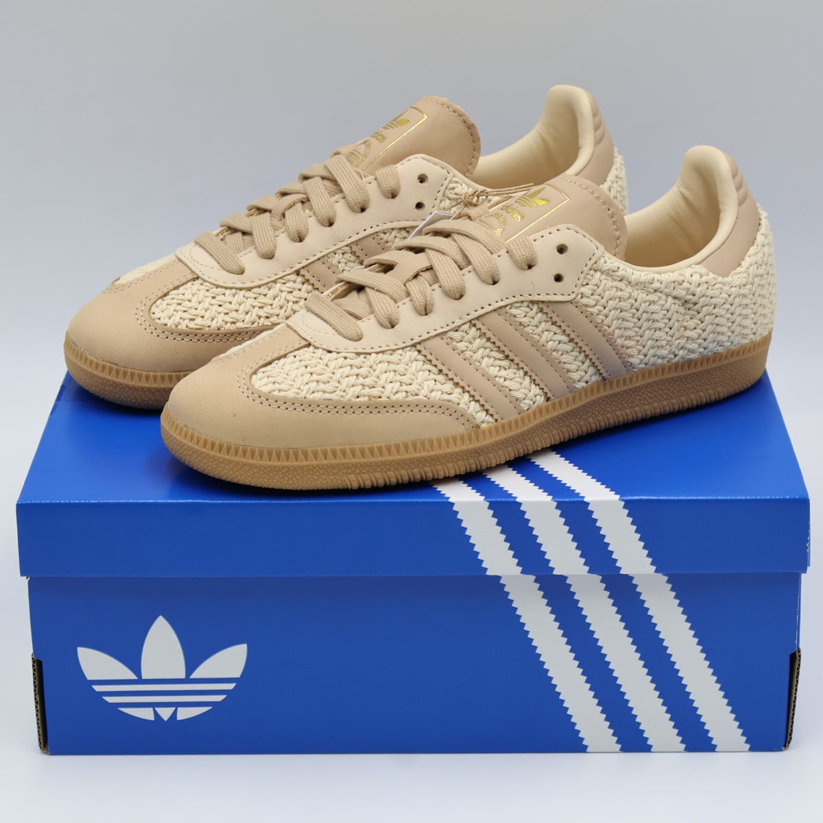 JR9446 adidas Originals Samba OG Sand Strata Magic Beige Gum (Women's)