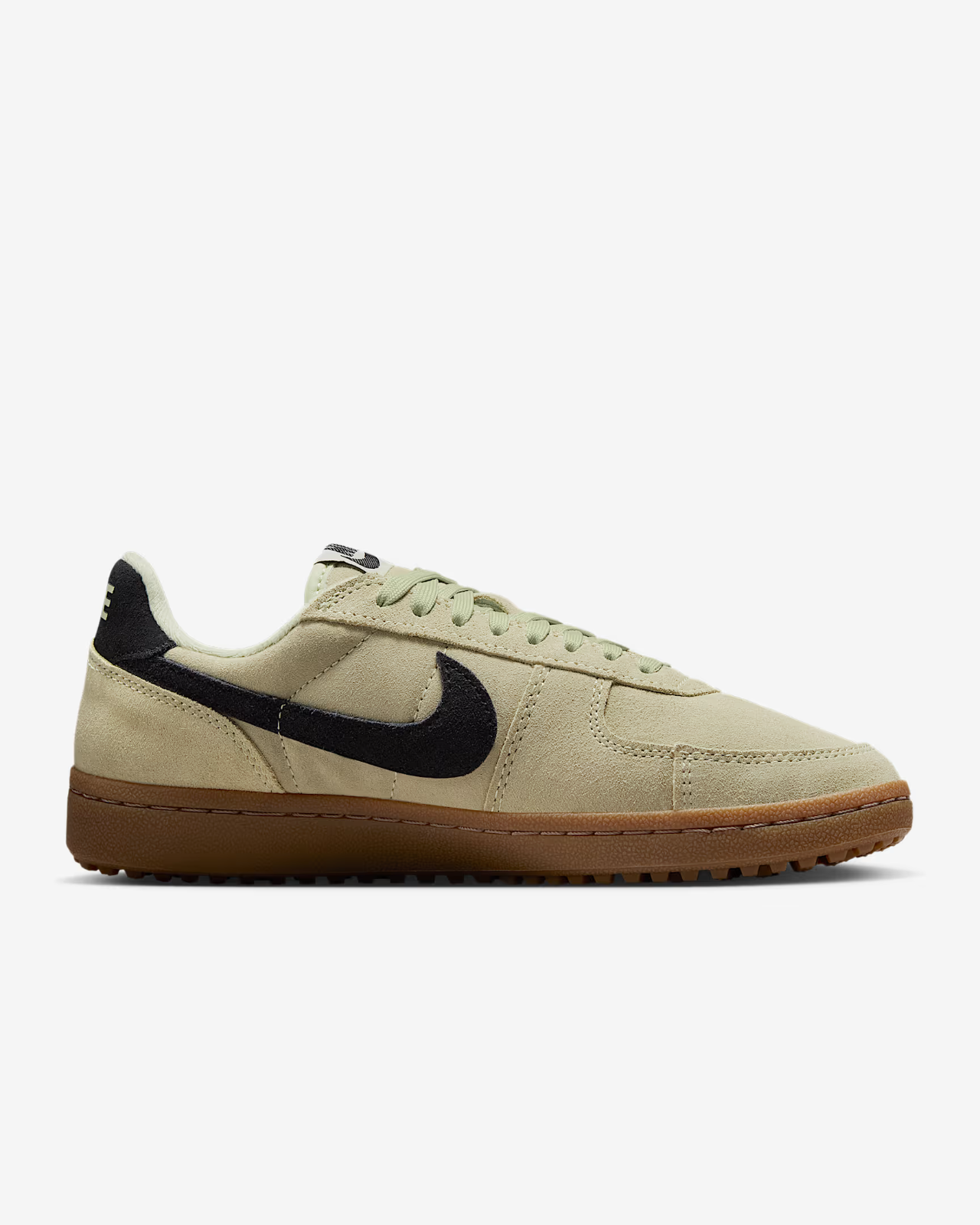 IF1743-301 Nike Field General Suede Shoes Olive Aura Gum Dark Brown (Women's)