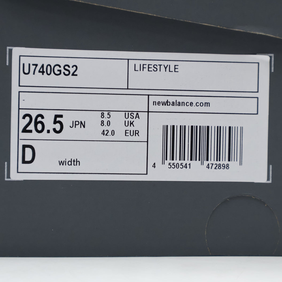 U740GS2 New Balance 740V2 Gray (Men's)