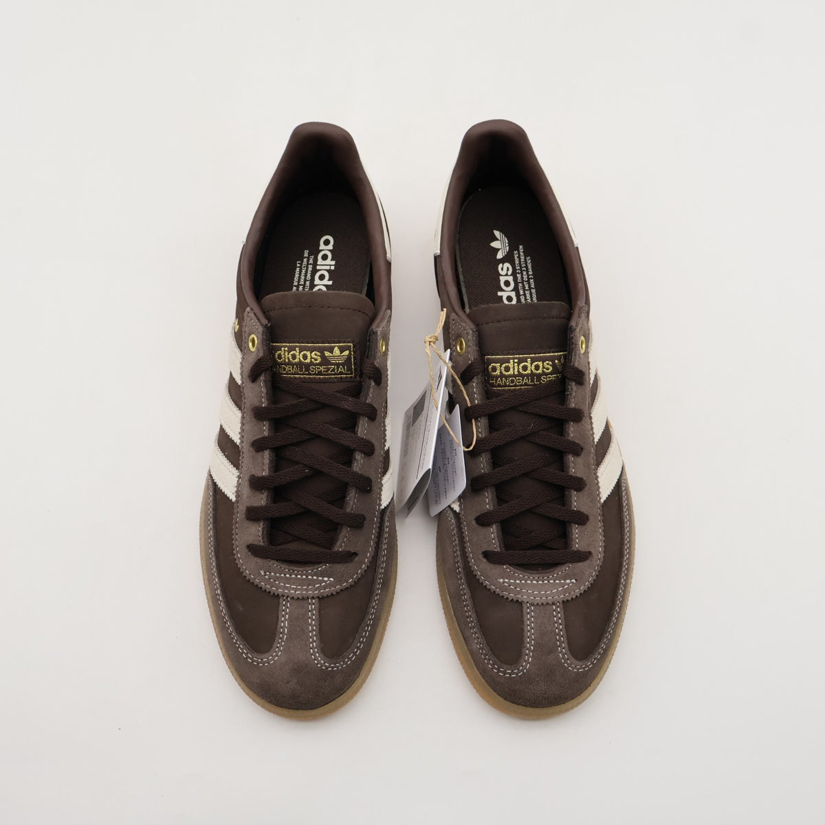 KJ3530 adidas Handball Spezial Dark Brown Off White Gum (Women's)