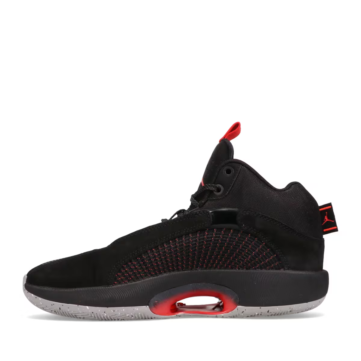 DA2625-600 Nike Air Jordan XXXV Warrior Black/University Red Cement Grey (Men's)